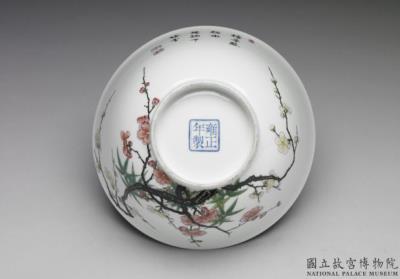 图片[3]-Bowl with plum and bamboo in falangcai painted enamels, Qing dynasty, Yongzheng reign 1723-1735-China Archive